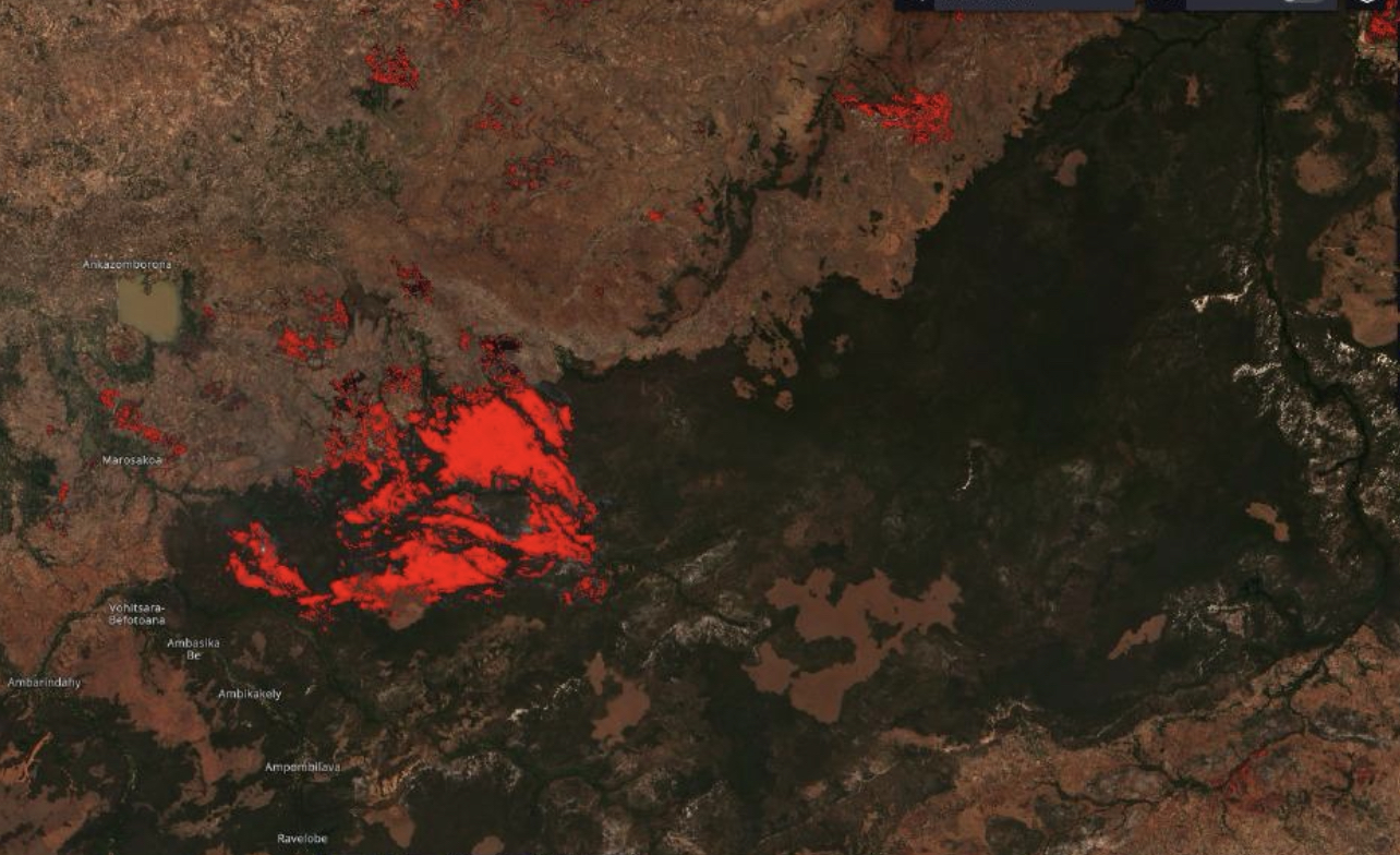 Fire at Ankarafantsika 25. 09. 2025